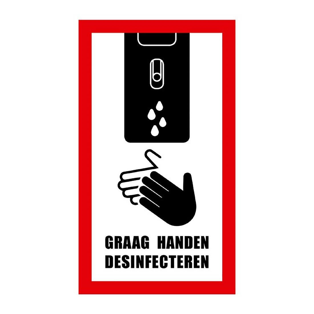 Support de désinfection des mains commande au coude - NISBETS