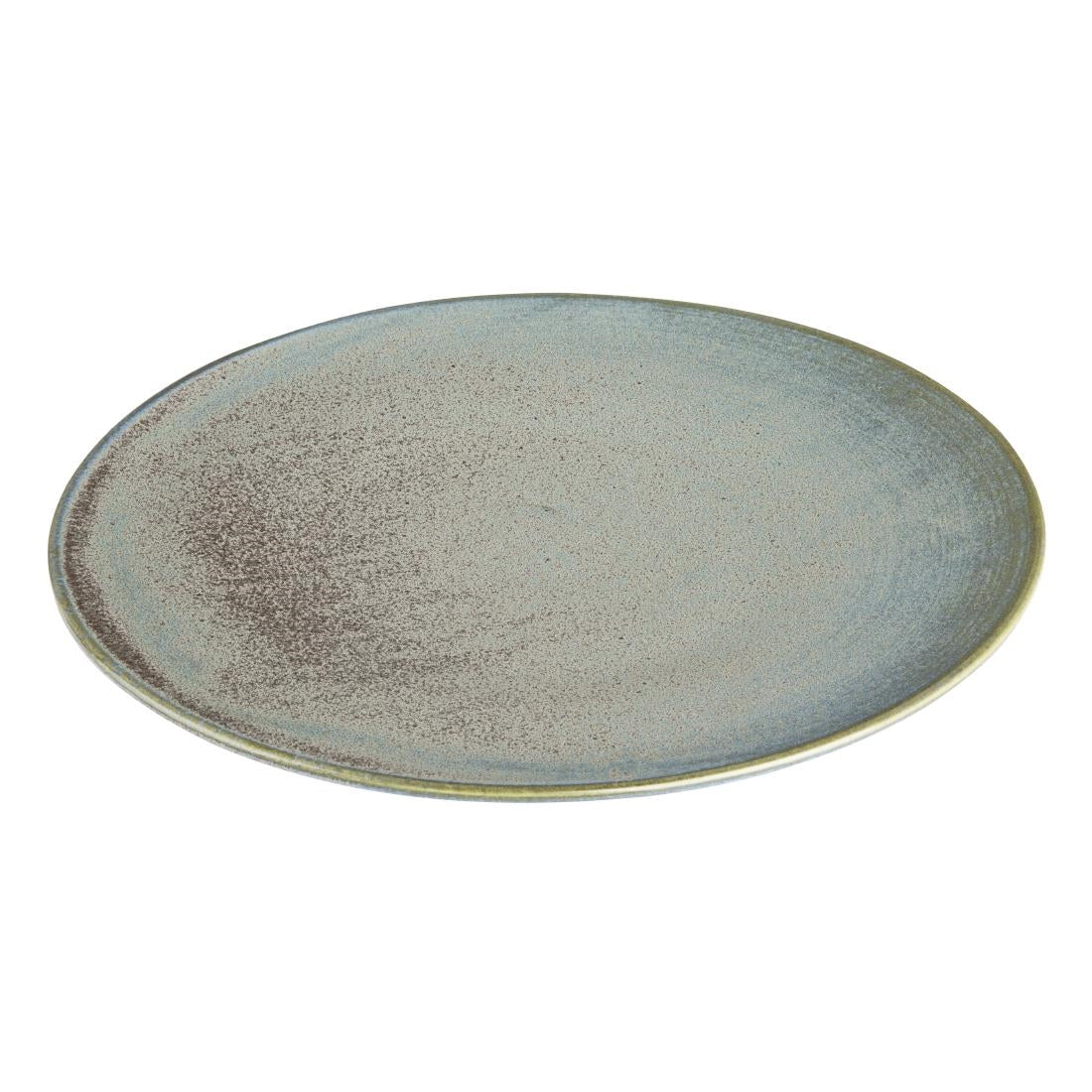 Assiettes plates Olympia Ember Blue 275mm (lot de 4)