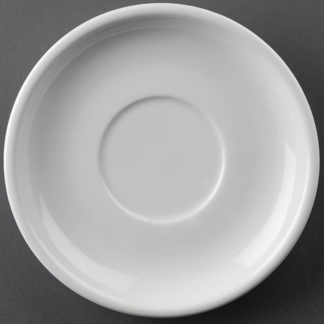 OFFRE SPÉCIALE Ensemble de tasses à thé et de soucoupes empilables Olympia Athena (lot de 24) - NISBETS