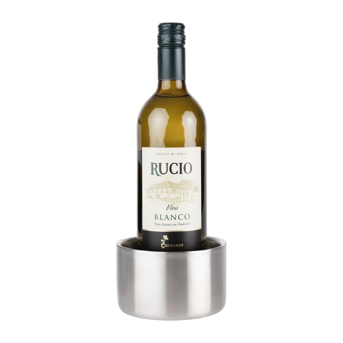 Rafraîchisseur en inox double paroi Olympia pour vin et champagne