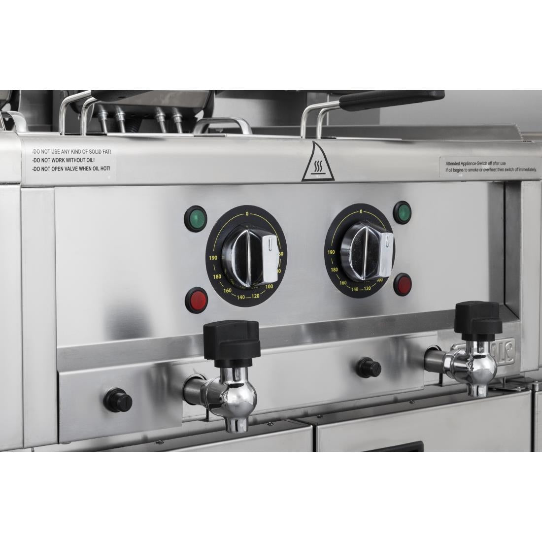 Friteuse électrique double Buffalo Série 600 2 x 8L