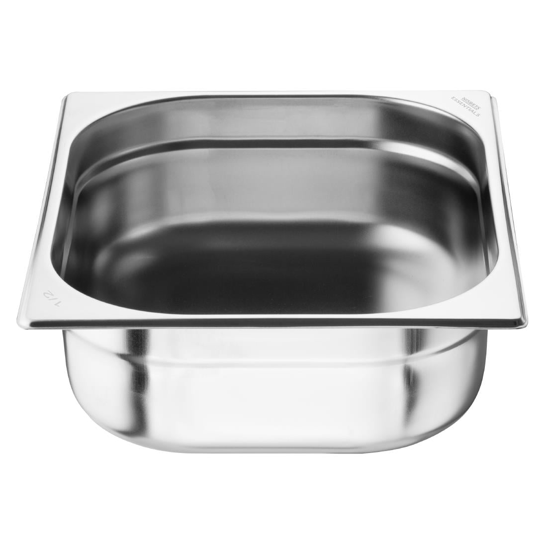 Bacs GN 1/2 en inox Nisbets Essentials 100 mm (lot de 3) - NISBETS
