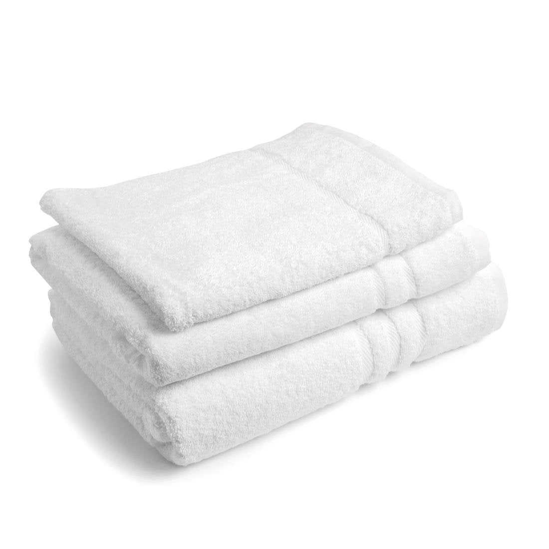 Petites serviettes Mitre Comfort Nova blanches (lot de 10) - NISBETS