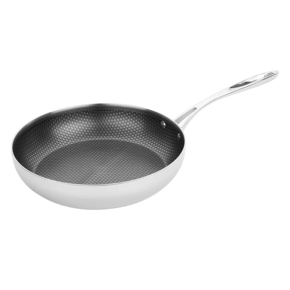 Sauteuse en inox avec revêtement Tri-Shield Vogue 28cm