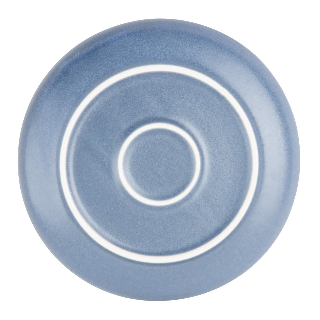 Assiettes plates Olympia Corallite bleues 205 mm (lot de 6)