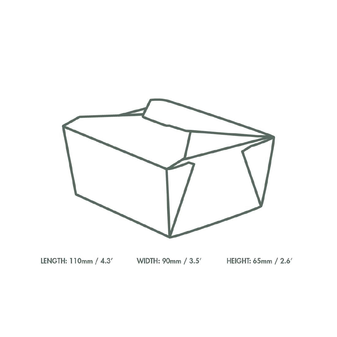 Boîtes alimentaires en carton compostable Vegware No.1 700ml (lot de 450) - NISBETS