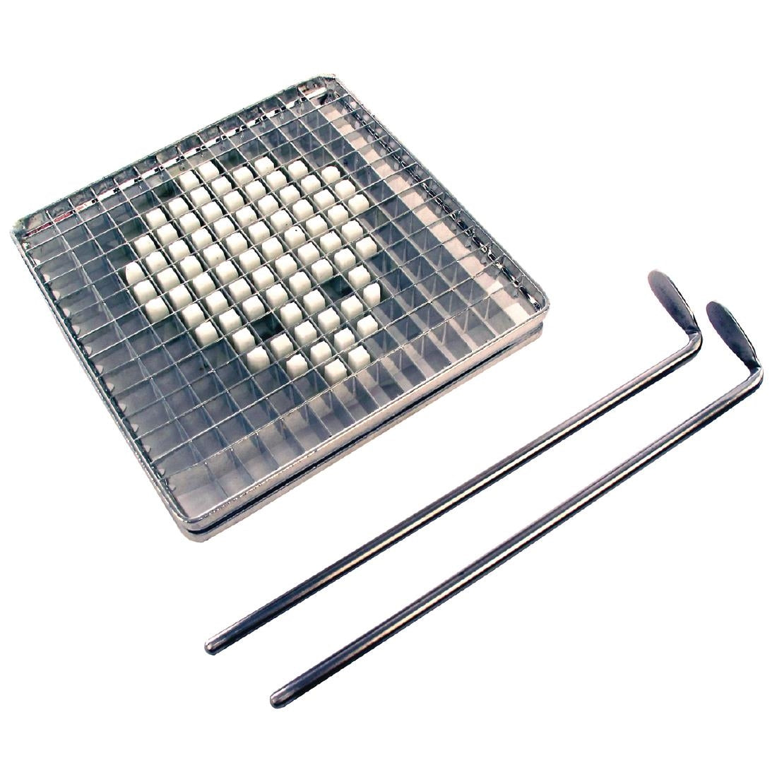 Couteau et poussoir 6x6mm Julienne avec 2 guides pour D463 - NISBETS