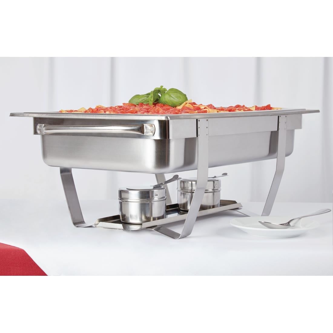 Offre spéciale : chafing dish Milan et 24 combustibles liquides Olympia - NISBETS