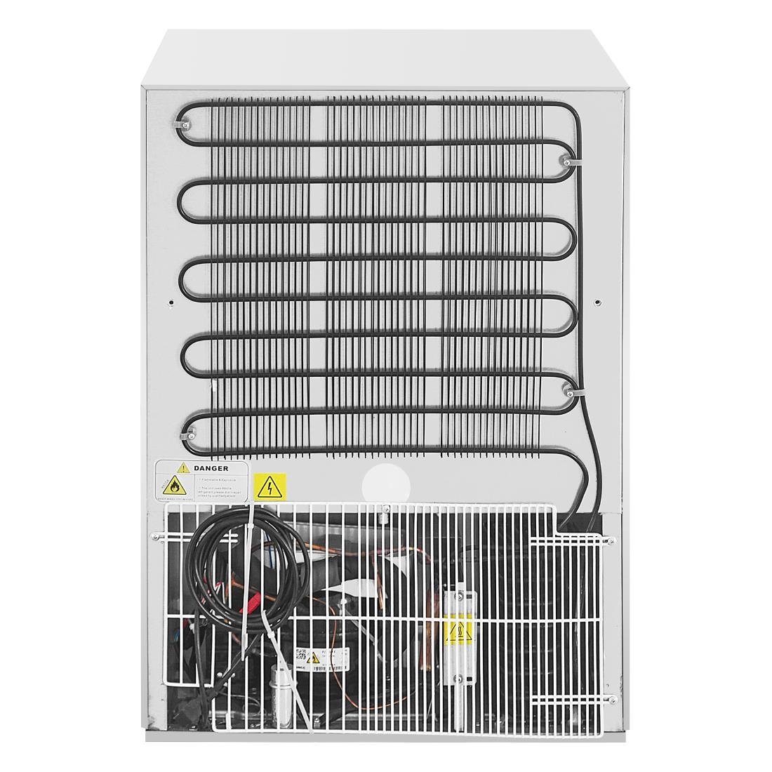 Vitrine réfrigérée positive dessous de comptoir Polar Série C 150L blanc