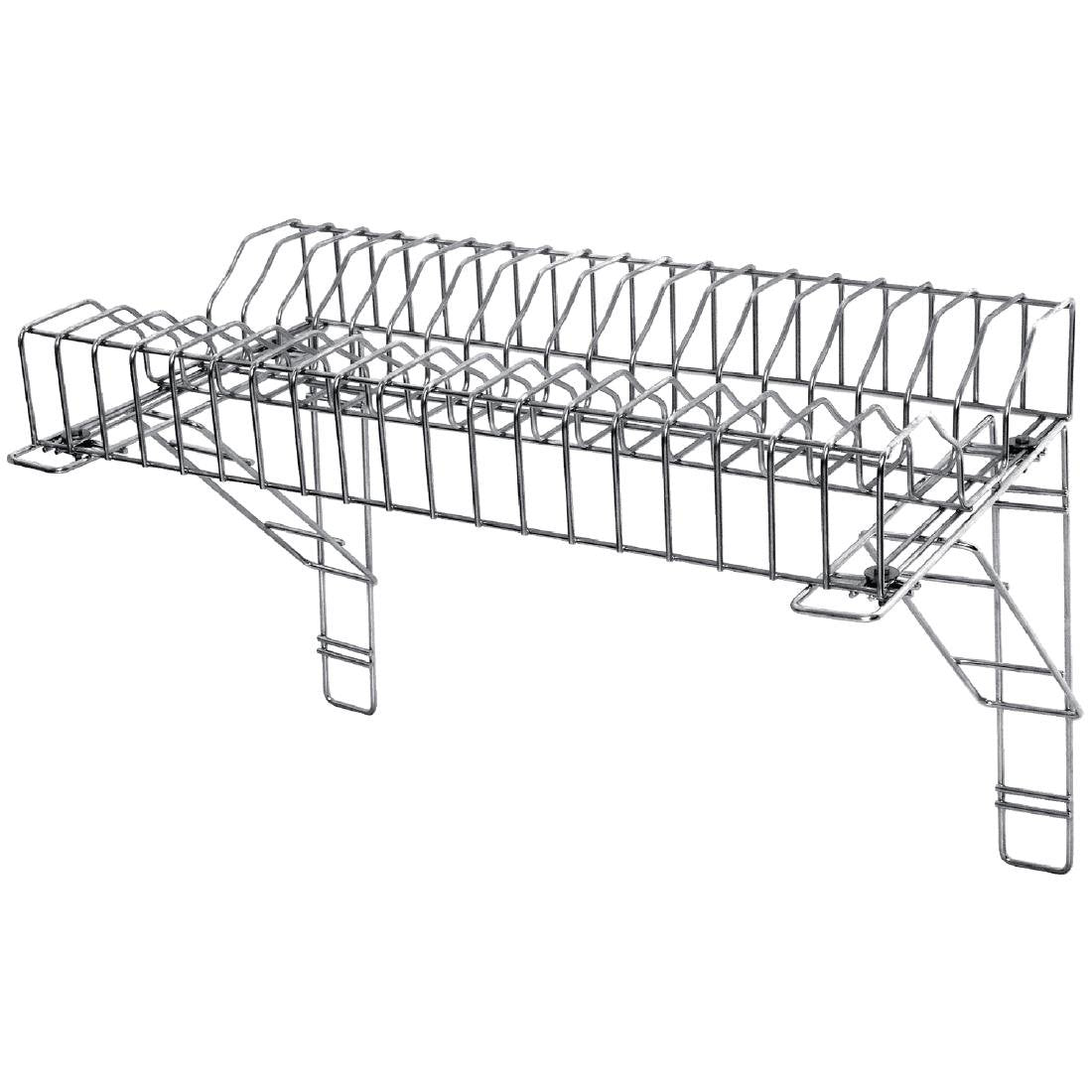Fixations pour support d'assiettes inox Vogue (Lot de 2) - NISBETS