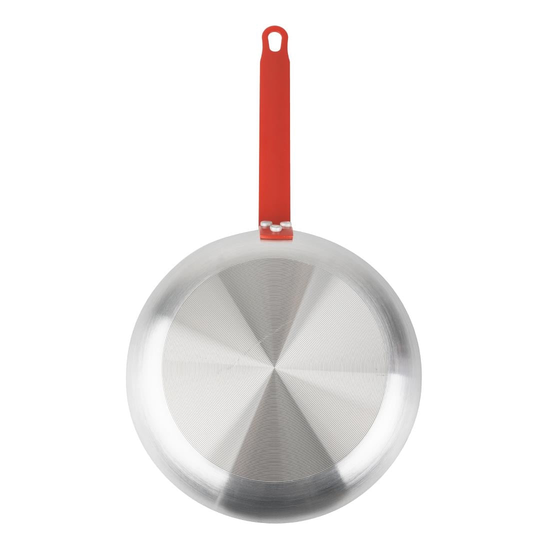 Poêle aluminium antiadhésive Teflon Platinum Plus Hygiplas avec manche rouge 280mm