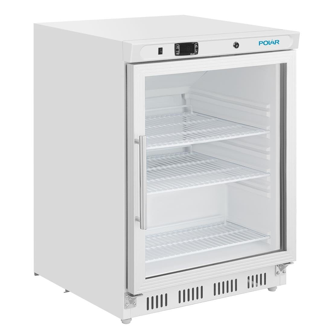 Vitrine réfrigérée positive dessous de comptoir Polar Série C 150L blanc