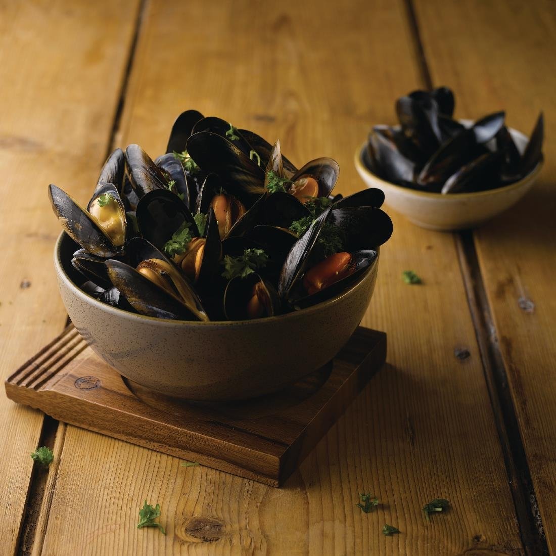 Bols à soupe peu profonds Churchill Stonecast Barley White 200ml (Lot de 12)