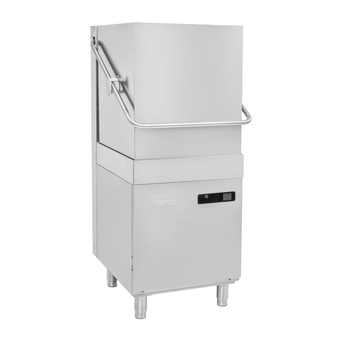 Lave-vaisselle numérique à capot Buffalo avec pompe de vidange 9,7 kW triphasé