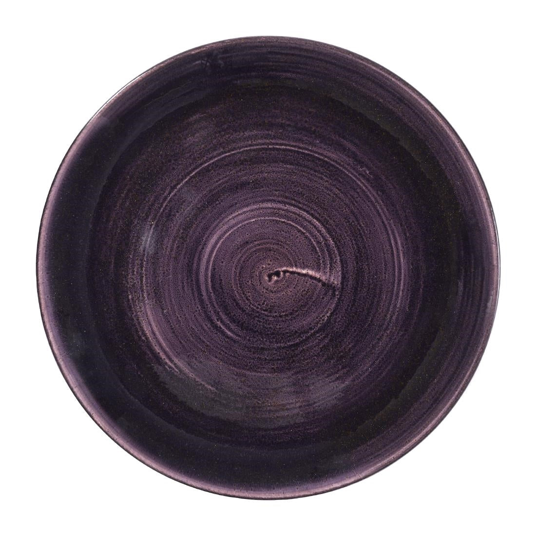 Assiettes rondes Churchill Stonecast Patina Purple 288mm (Lot de 12)