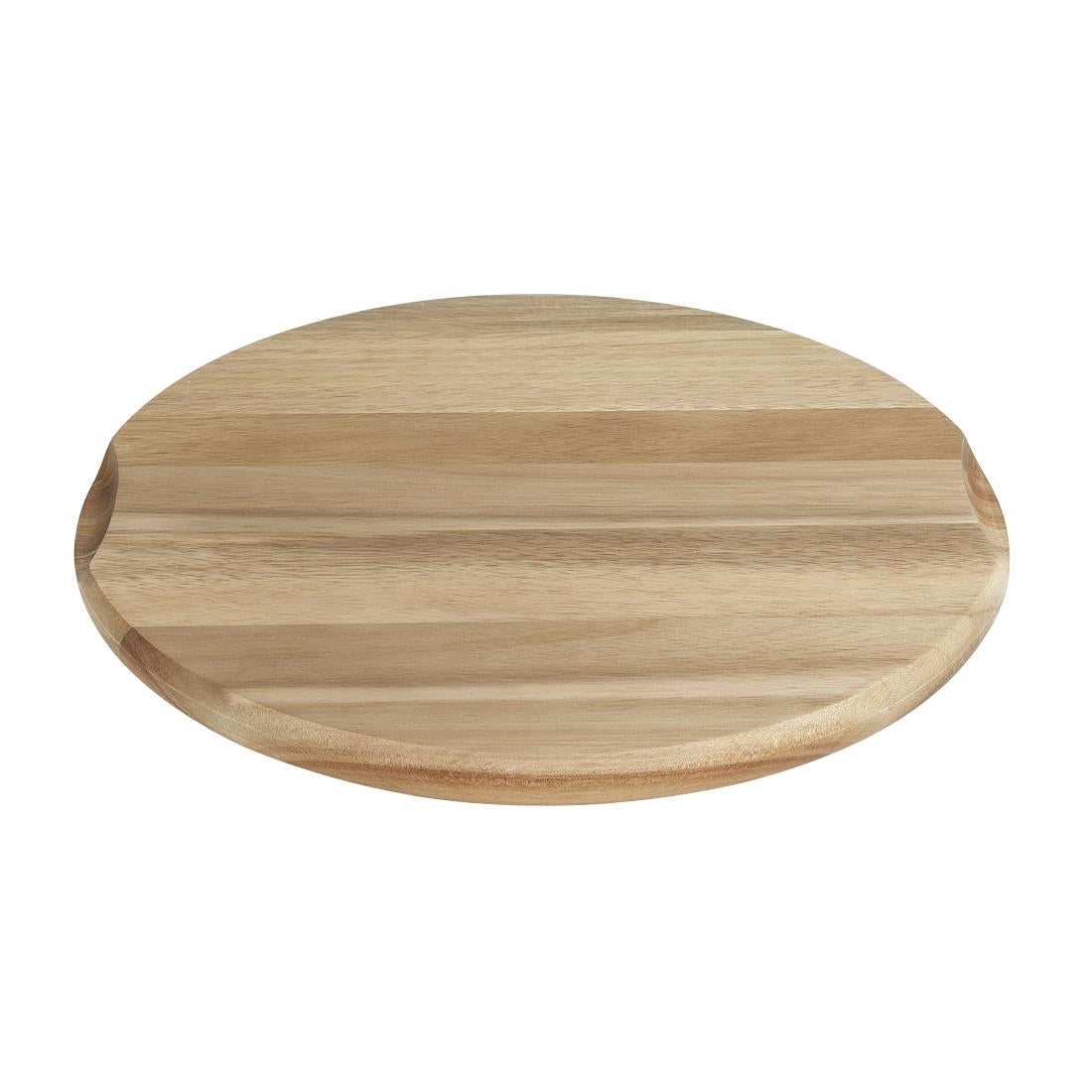 Planche ronde en bois d'acacia pour cloche de 280 mm