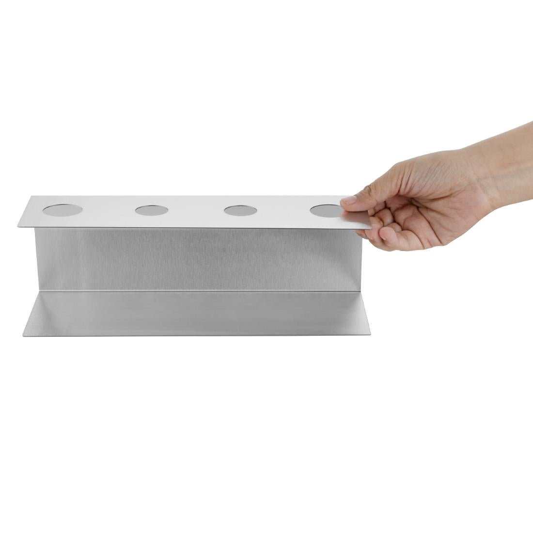 Support en inox pour 4 cônes de glace Olympia 270x97x90mm