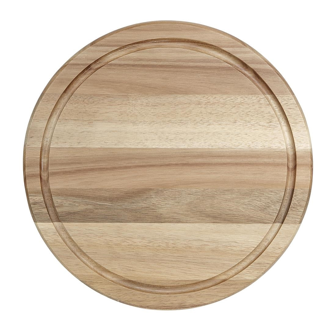 Planche ronde en bois d'acacia pour cloche de 280 mm