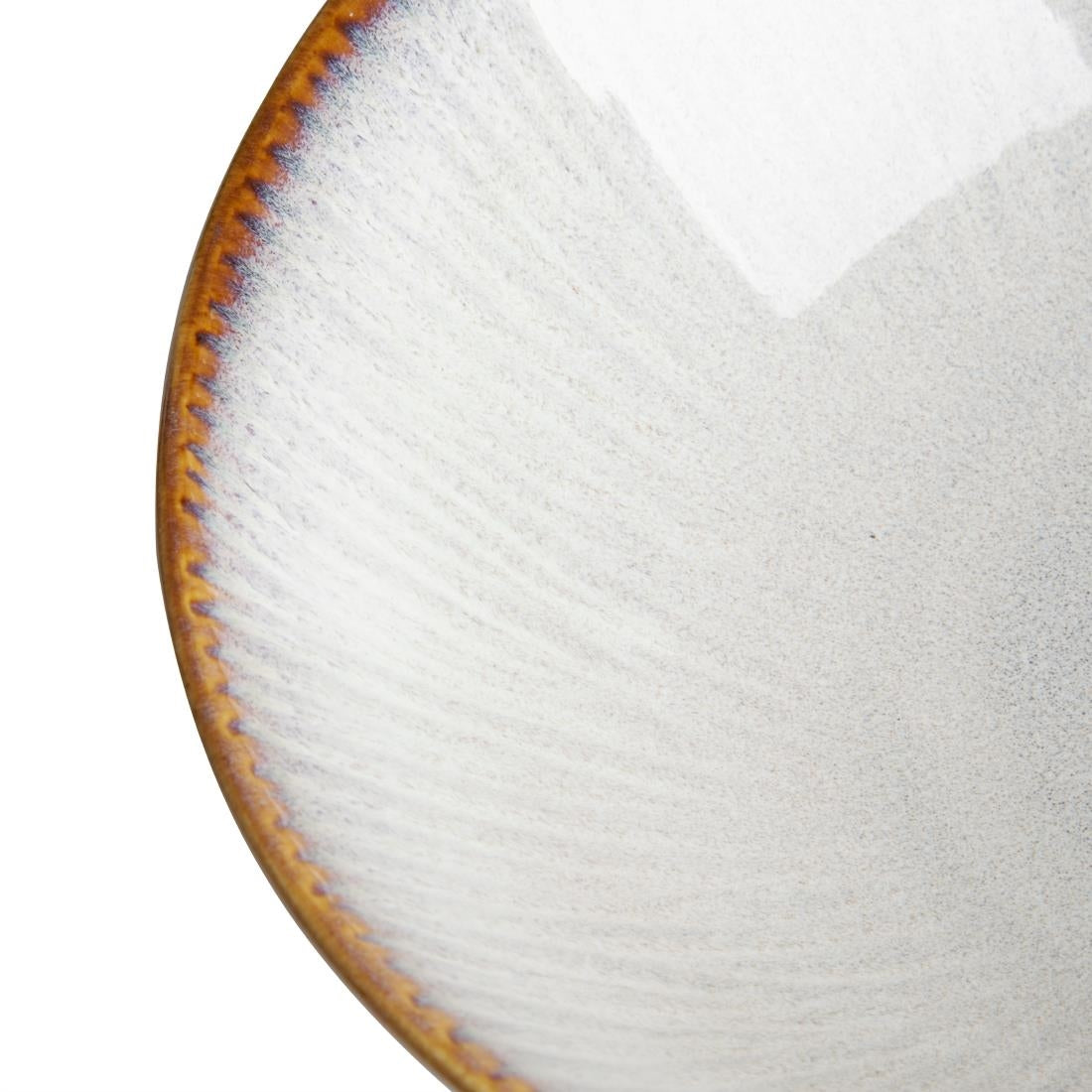 Bols évasés Olympia Drift en relief gris 205 mm (lot de 4)