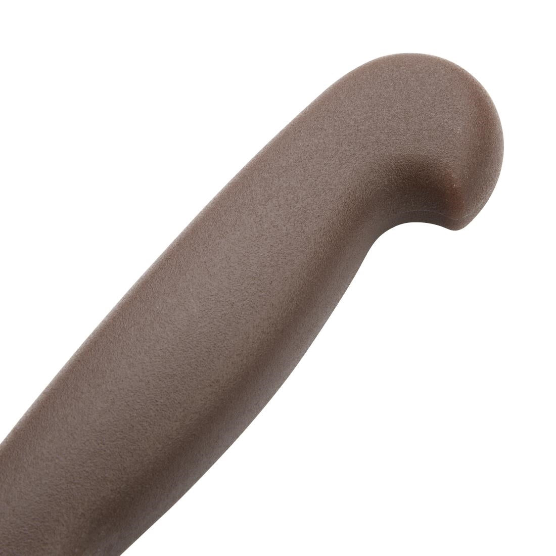 Couteau à trancher denté Hygiplas marron 30cm