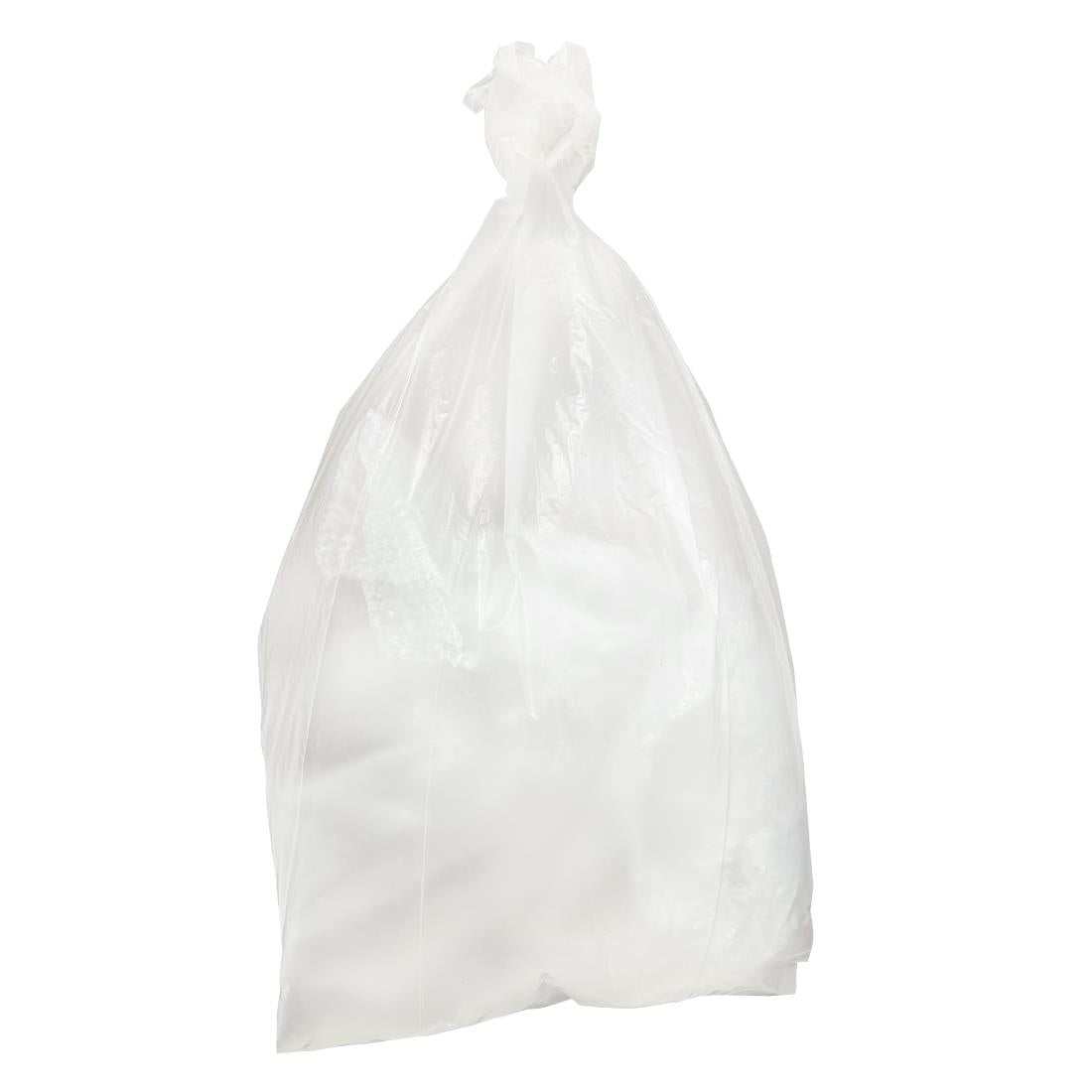 Sacs poubelle recyclés résistants Jantex transparents 160L (lot de 100)