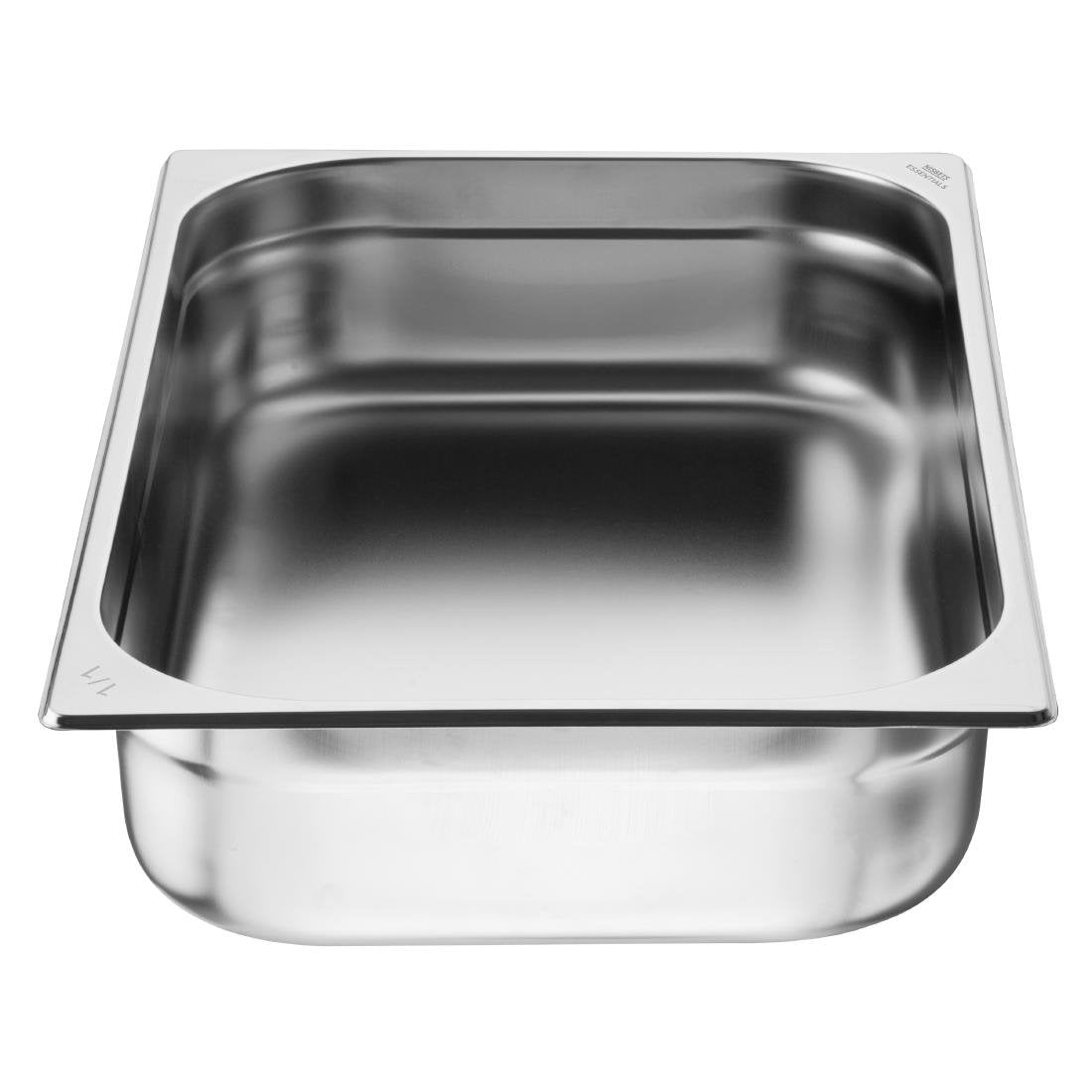 Bacs GN 1/1 en inox Nisbets Essentials 100 mm (lot de 3) - NISBETS