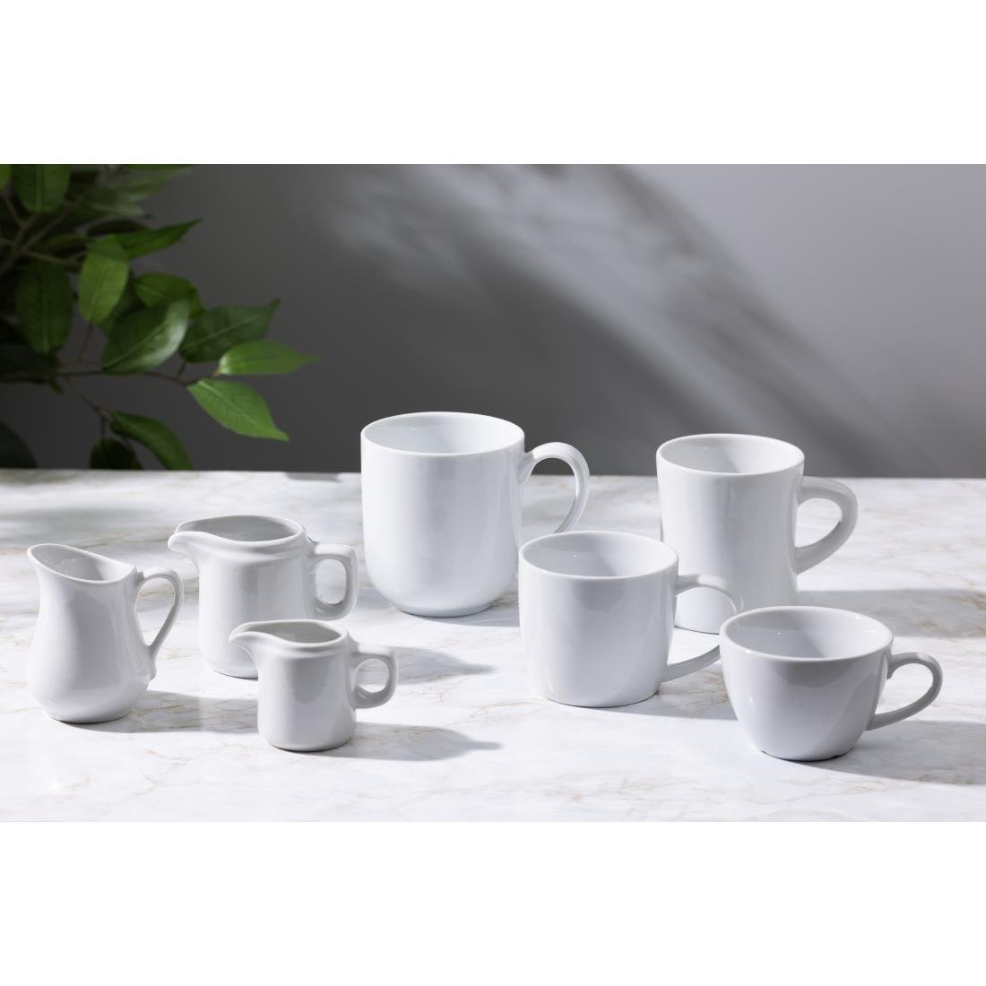 Mugs Olympia blancs 300 ml (lot de 6) - NISBETS