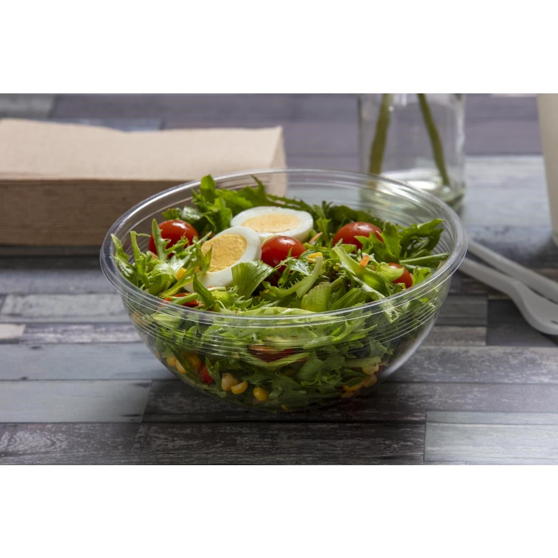 Bols salade PLA compostables série 185 Vegware - NISBETS