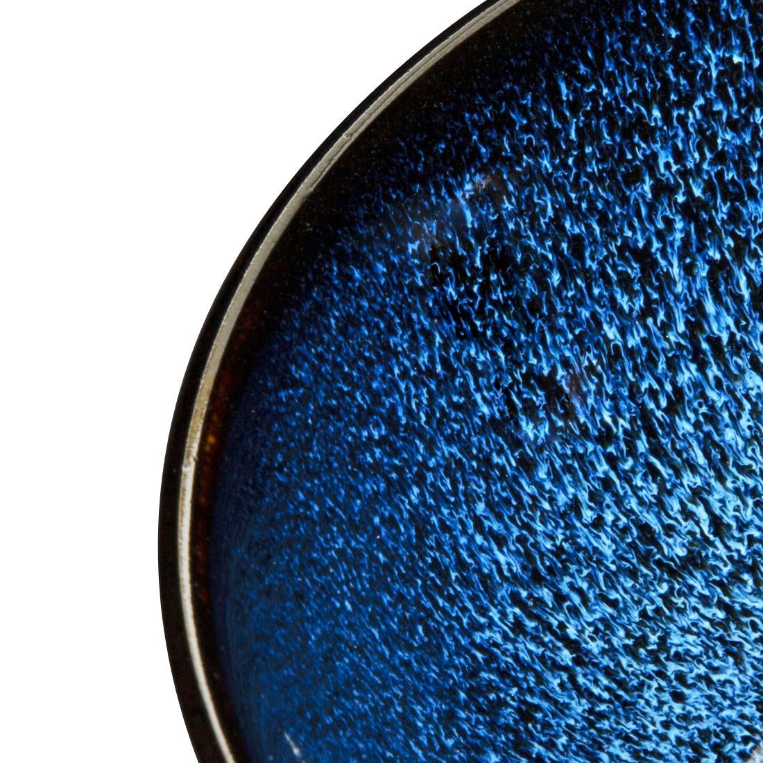 Bols plats Olympia Luna bleu nuit 160 mm (lot de 6)