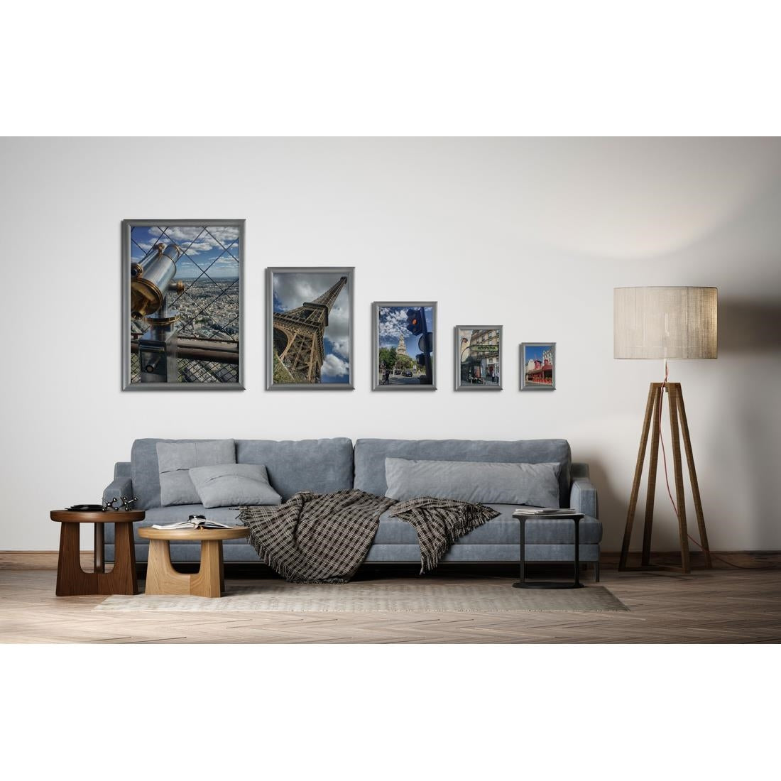 Cadre clipsable en aluminium Europel A2 25mm