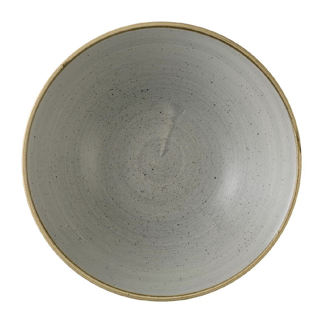 Assiettes creuses rondes Churchill Stonecast Grey 205mm (Lot de 6)