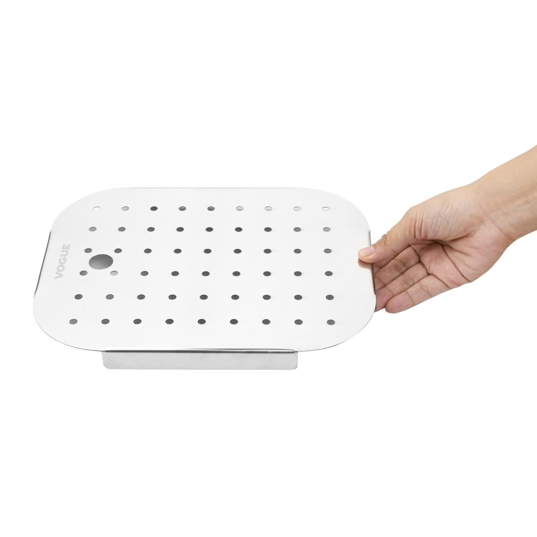 Égouttoir en acier inoxydable Vogue pour GN 1/2