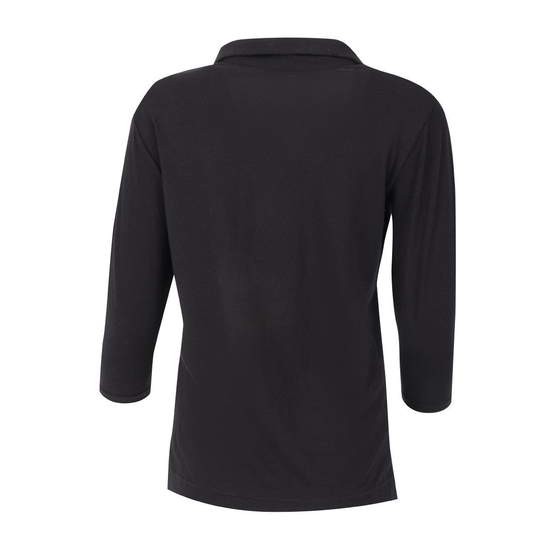 T-Shirt col V femme Uniform Works noir - NISBETS