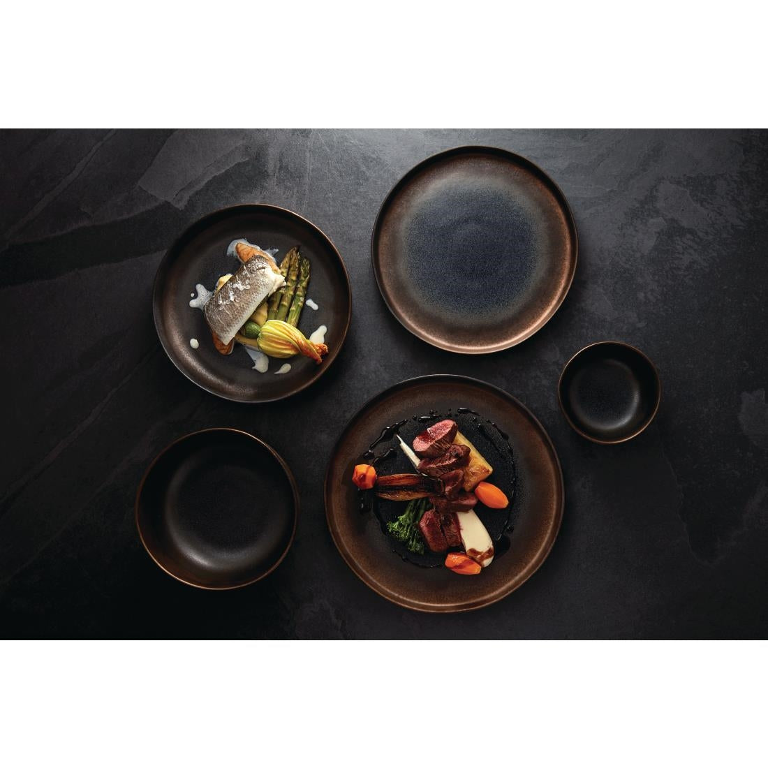 Bols profonds Olympia Ochre 170x70mm 170mm (Lot de 6) - NISBETS