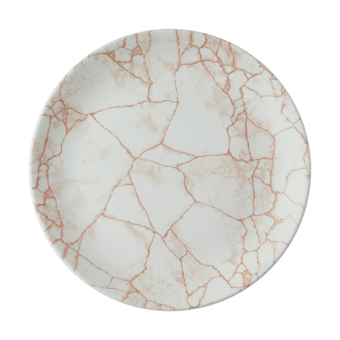 Assiettes rondes Churchill Studio Prints Kintsugi Evolve Coral 260mm (Lot de 12)