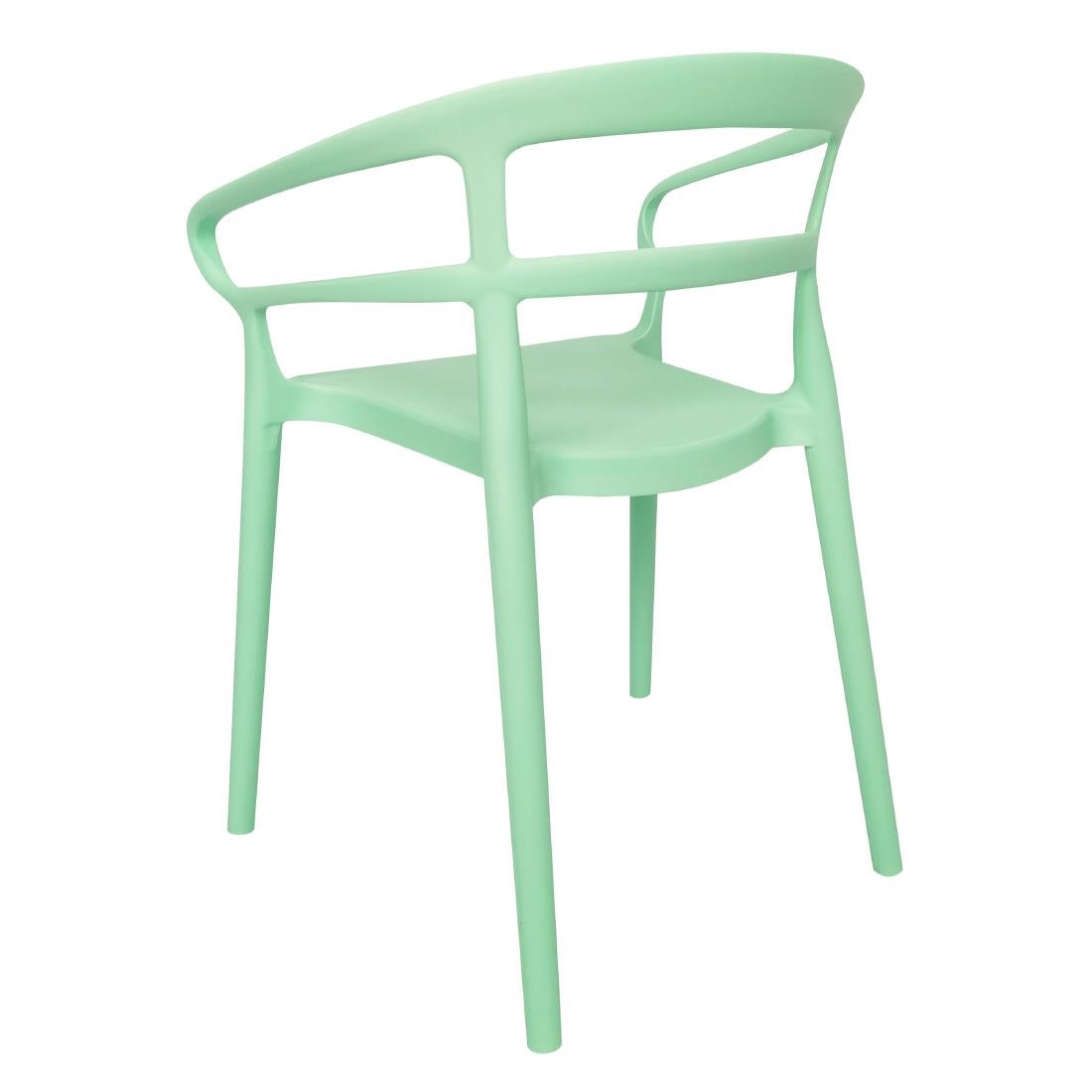 Fauteuils Bolero Mateo Café vert menthe (lot de 2)