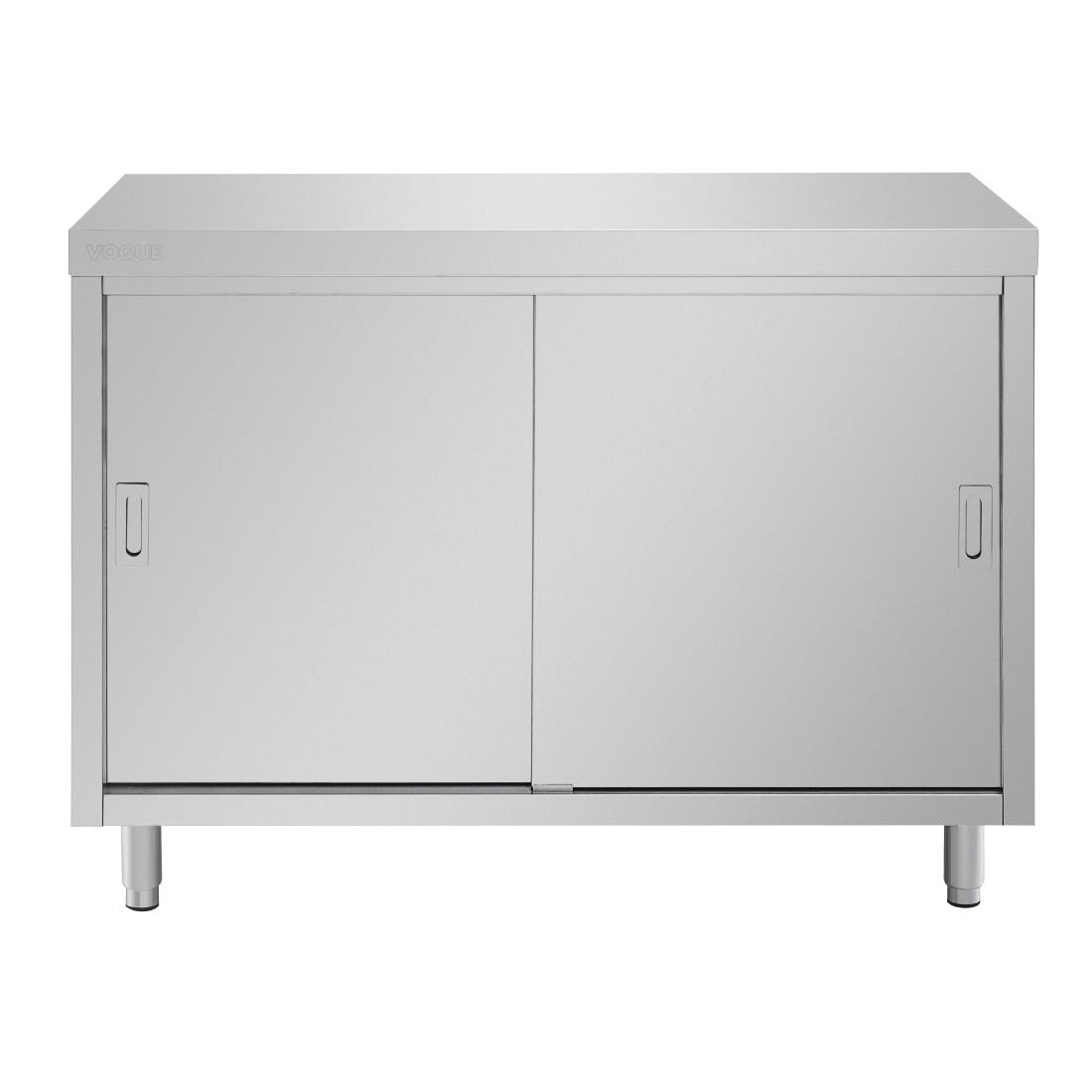 Placard sur pied en acier inoxydable Vogue 1200mm - NISBETS