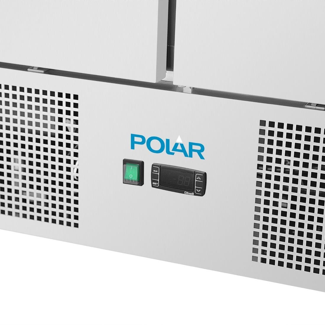Comptoir à salade Polar série U froid ventilé - NISBETS