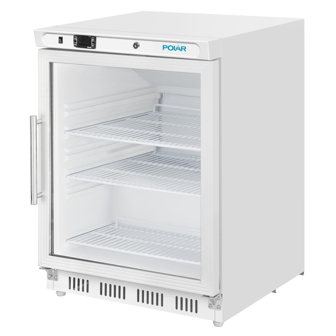 Vitrine réfrigérée positive dessous de comptoir Polar Série C 150L blanc
