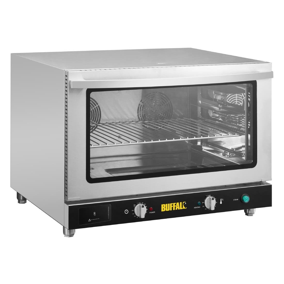 Four pâtissier à convection 4 niveaux avec humidificateur Buffalo 100 L triphasé - NISBETS