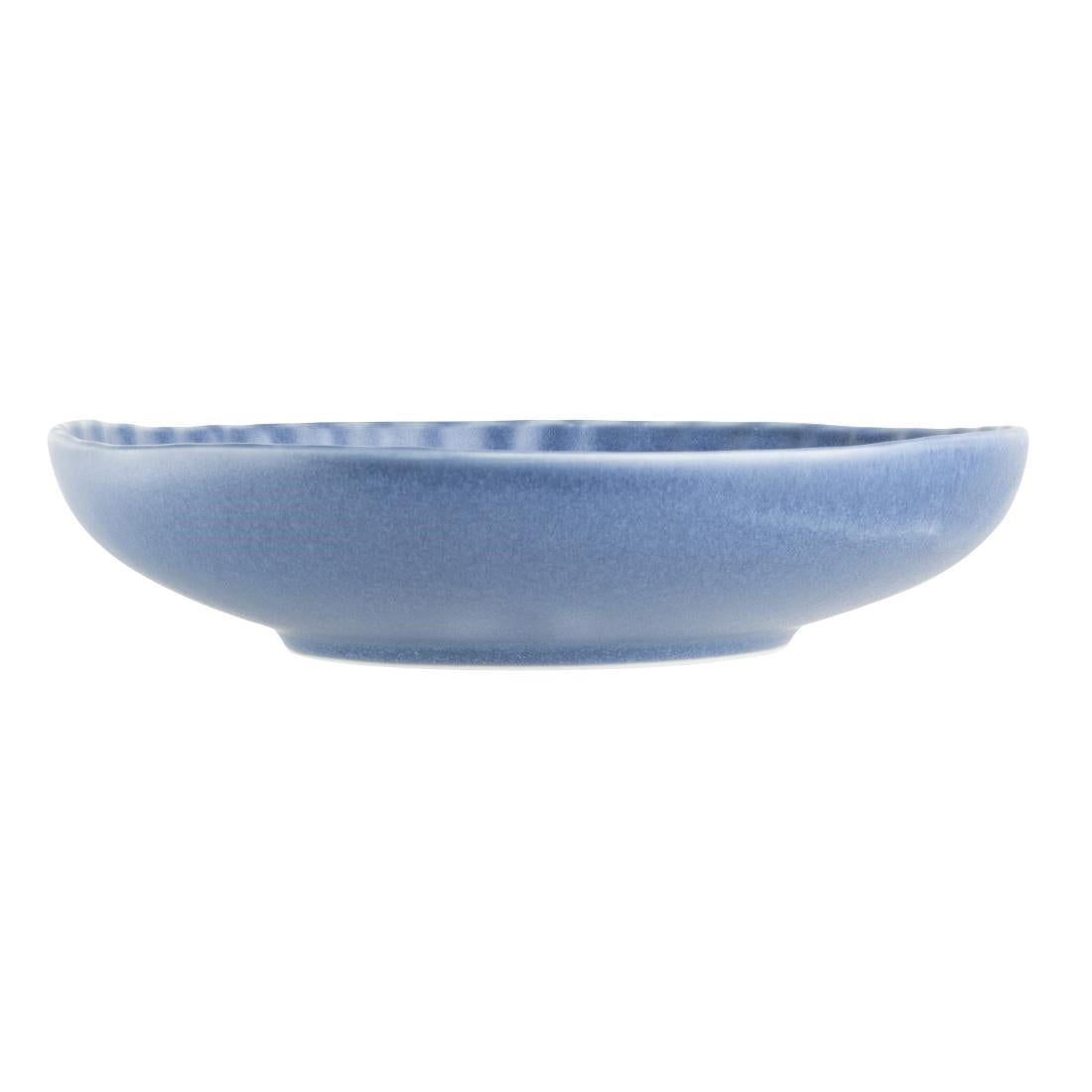 Assiettes calottes Olympia Corallite bleues 220mm (lot de 6)