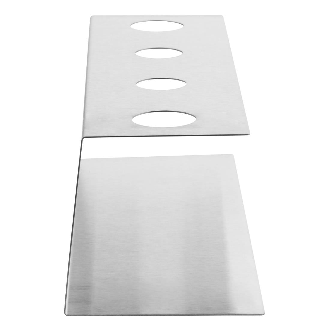 Support en inox pour 4 cônes de glace Olympia 270x97x90mm