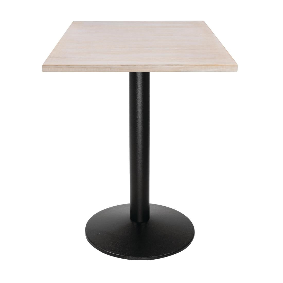 Plateau de table carré pré-percé vintage blanc Bolero 700mm - NISBETS