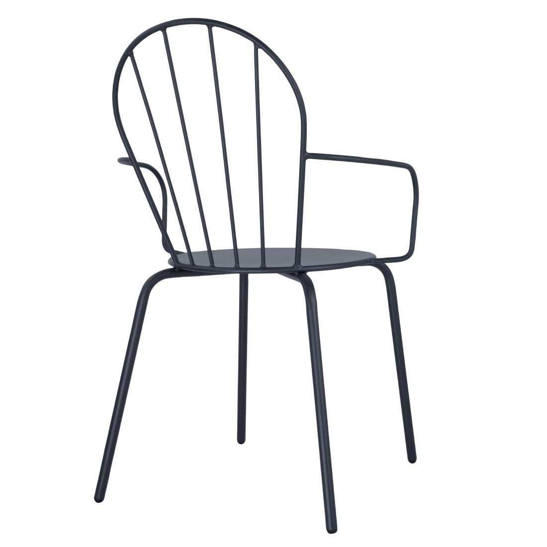 Fauteuils Bolero Adeline bleu - NISBETS