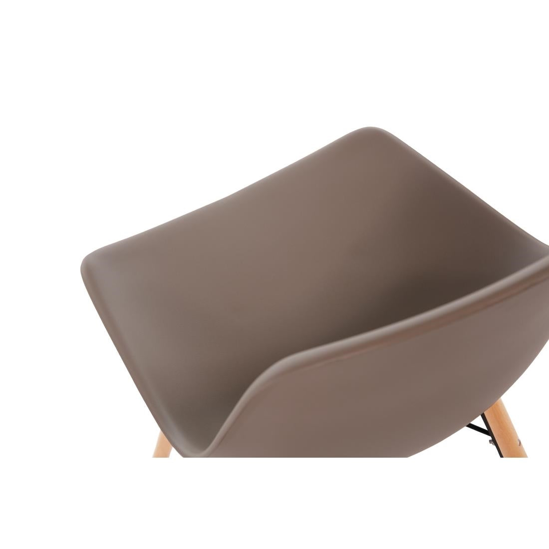Chaise moulée PP avec structure métallique Arlo Bolero - NISBETS