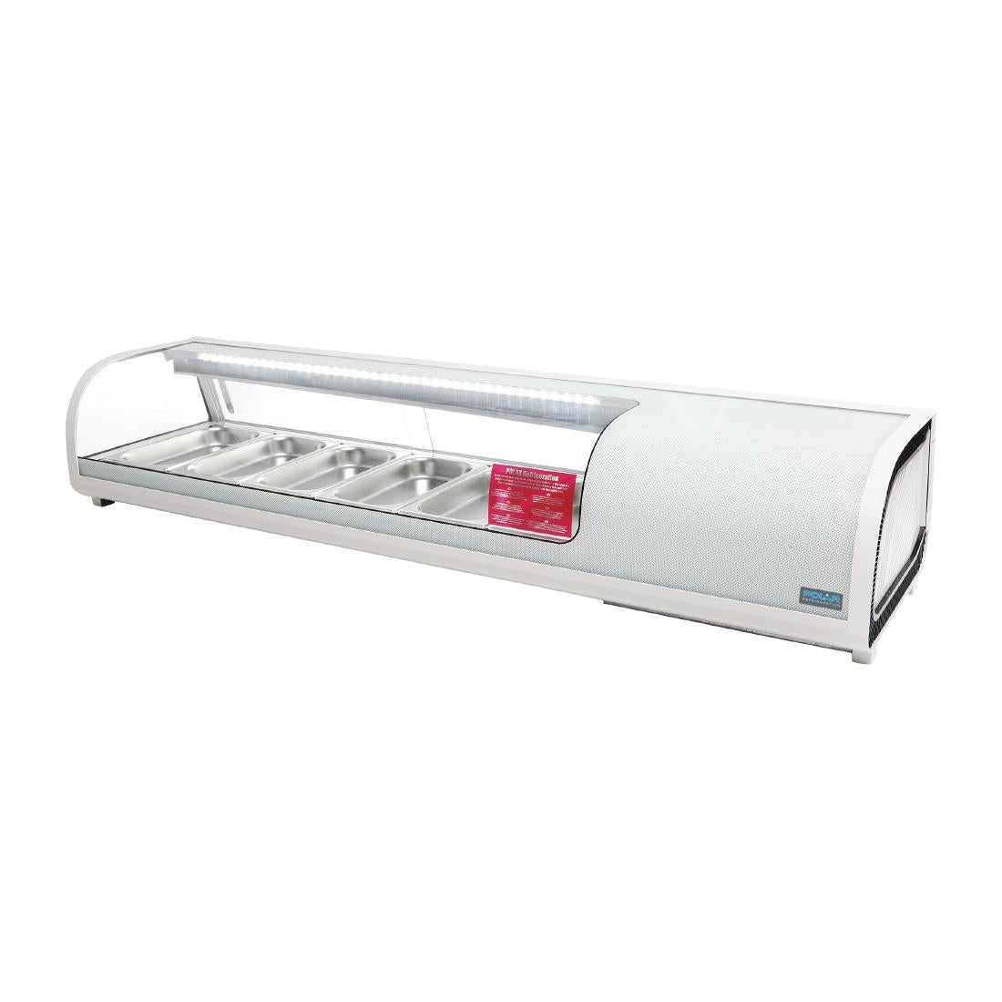 Vitrine réfrigérée à tapas économe en énergie Polar Série G
