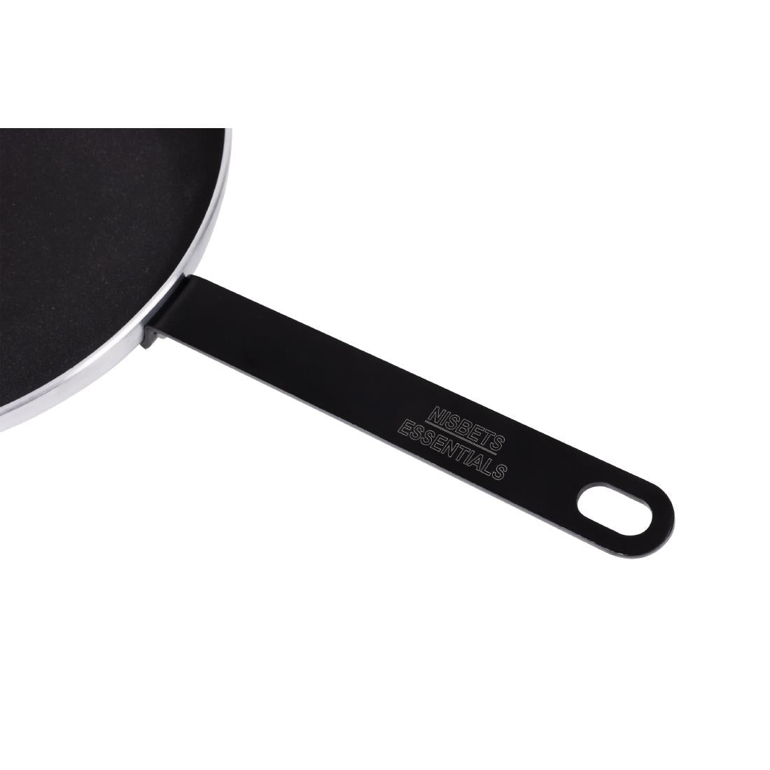Poêle aluminium antiadhésive téflon avec manche noir Nisbets Essentials 2 - NISBETS