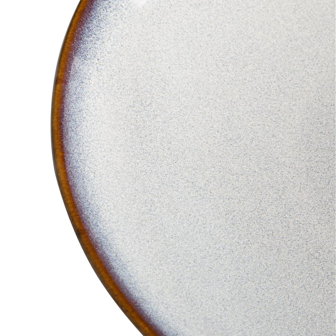 Assiettes creuses Olympia Drift gris uni 260 mm (lot de 4)