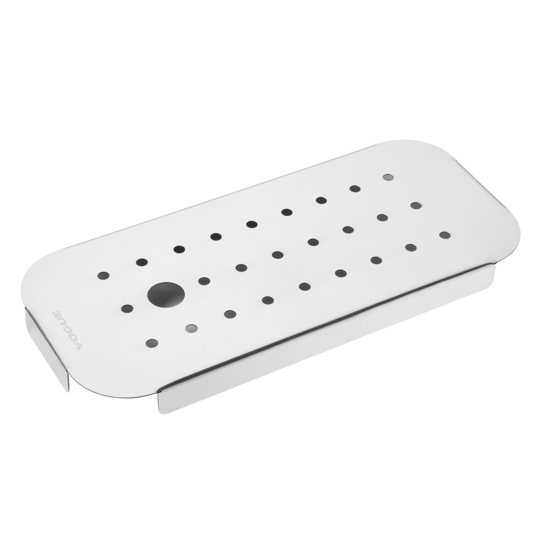 Égouttoir en acier inoxydable Vogue pour GN 1/3