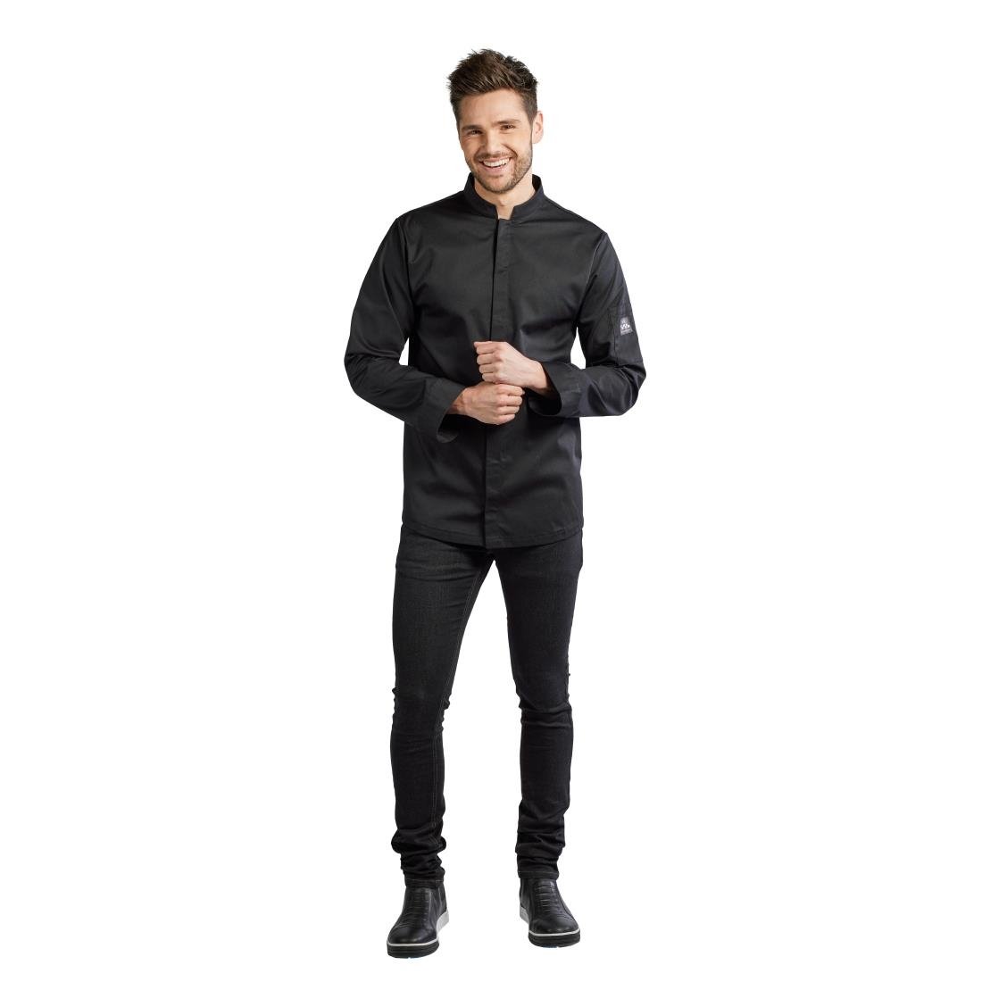 Veste de cuisine Chaud Devant Sabor noire - Taille XS